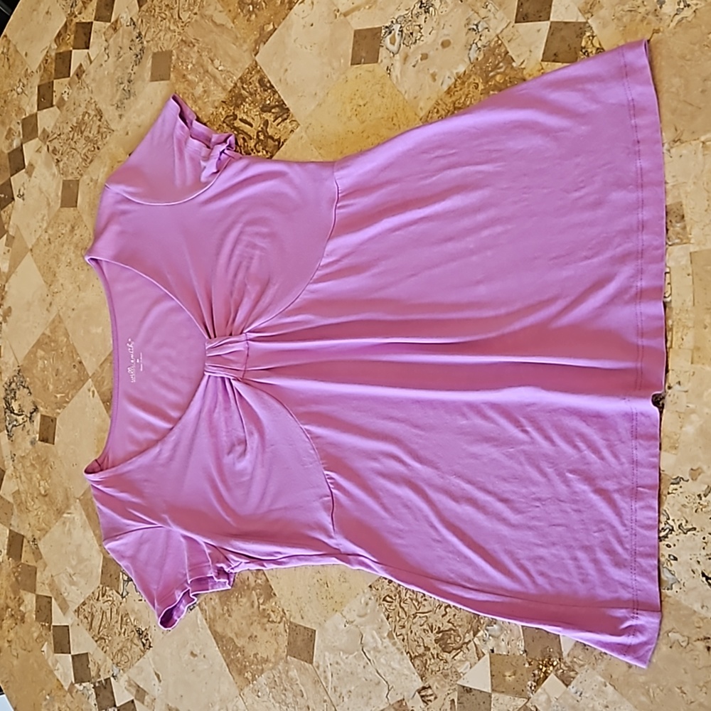 Willi Smith Purple Top Shirt Blouse Size M Medium - Picture 3 of 16